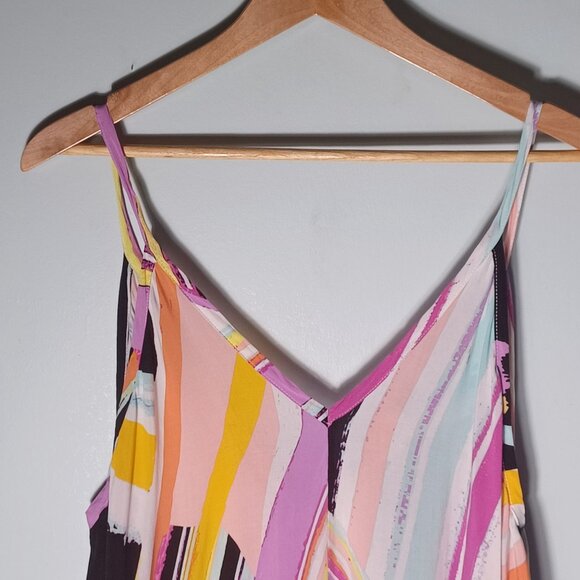 Intimately Free People Sundress Womens X Small Mini Artsy Flowy Abstract - Picture 2 of 8